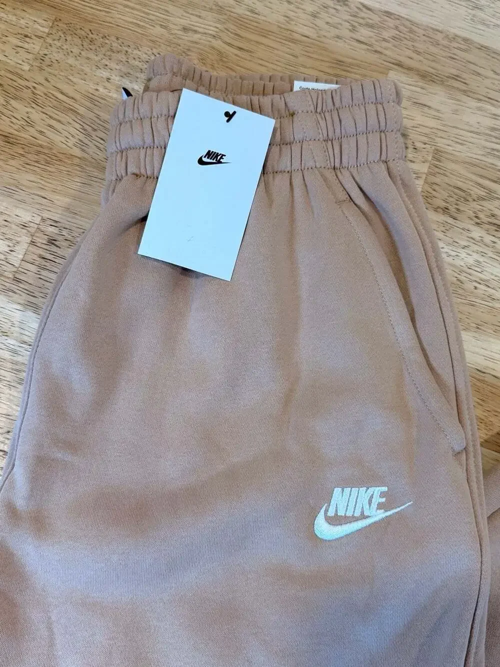 Nike Sportswear Club Fleece Joggers Washed Coral/White Kids Size Large